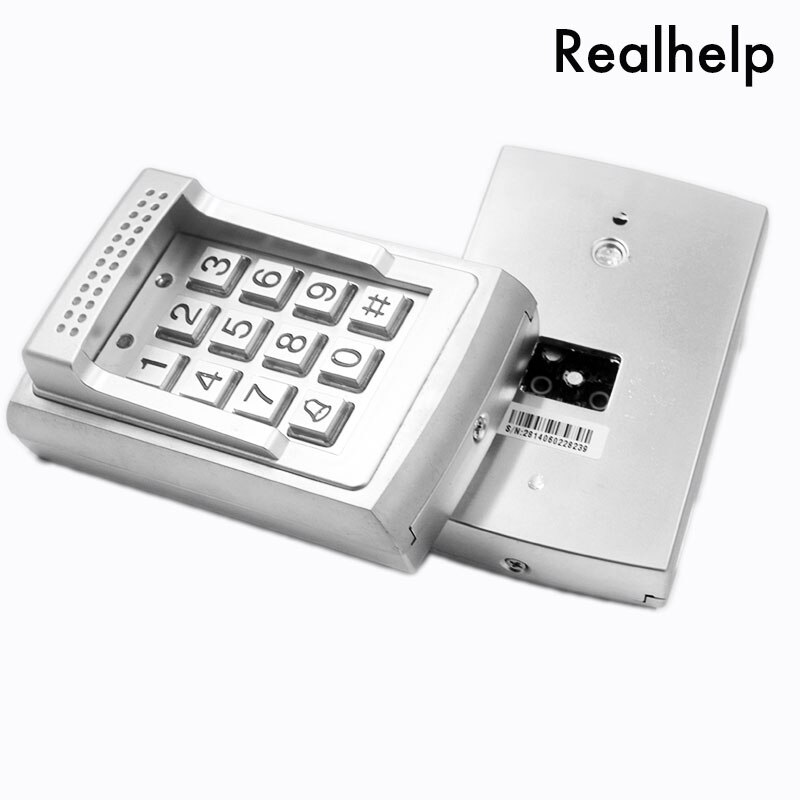 Metal Case Rfid-lezer Deurslot Toegang Standalone Keypad Systeem 1000 Gebruikers Contactloze Smart Card Toegang Ingebouwde Zoemer