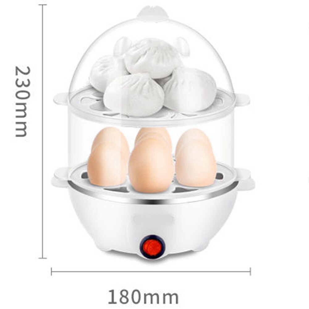 110V/220V Multifunctional Electric Fast Egg Cooker Boiler Steamer Double Layer Automatic Boiled Steamed Egg Cooker