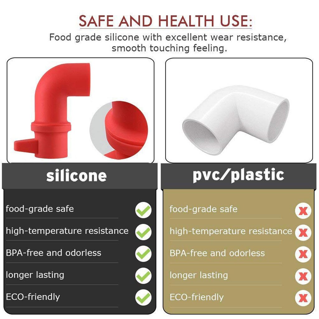 Pressure Cooker Steam Diverter Release Valve Accessories 360 Rotating Silicone Pressure Cooker Steam Release Pipe