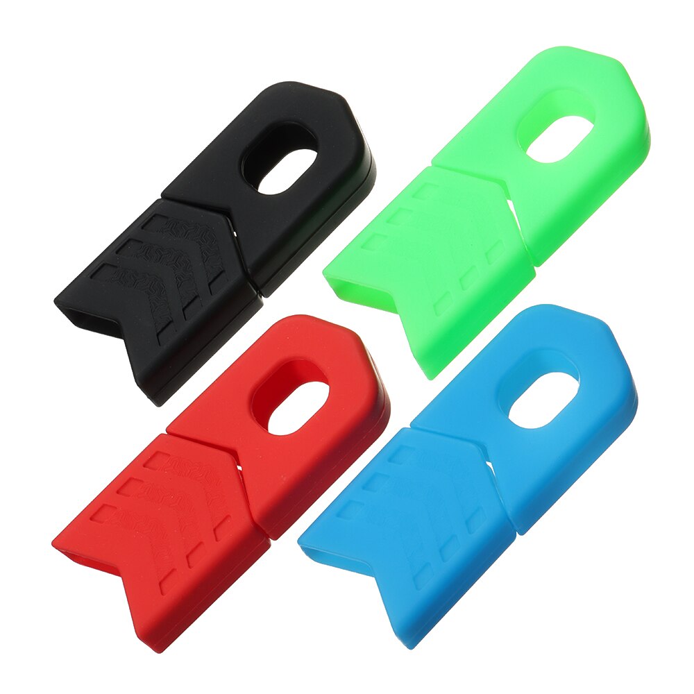 Manchon de bras en Silicone pour pédalier de vélo de montagne, 4 pièces, protection anti-poussière antidérapante pour pédalier de vtt