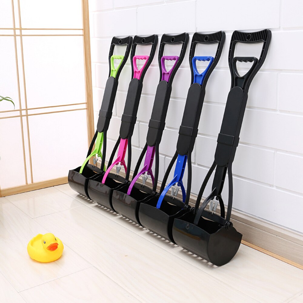 Pet Dog Long Handle Pet Pooper Scooper Dog Cat Waste Picker Jaw Poop Scoop Pick Up Clean Waste Cleaning Tools Pet Supplies