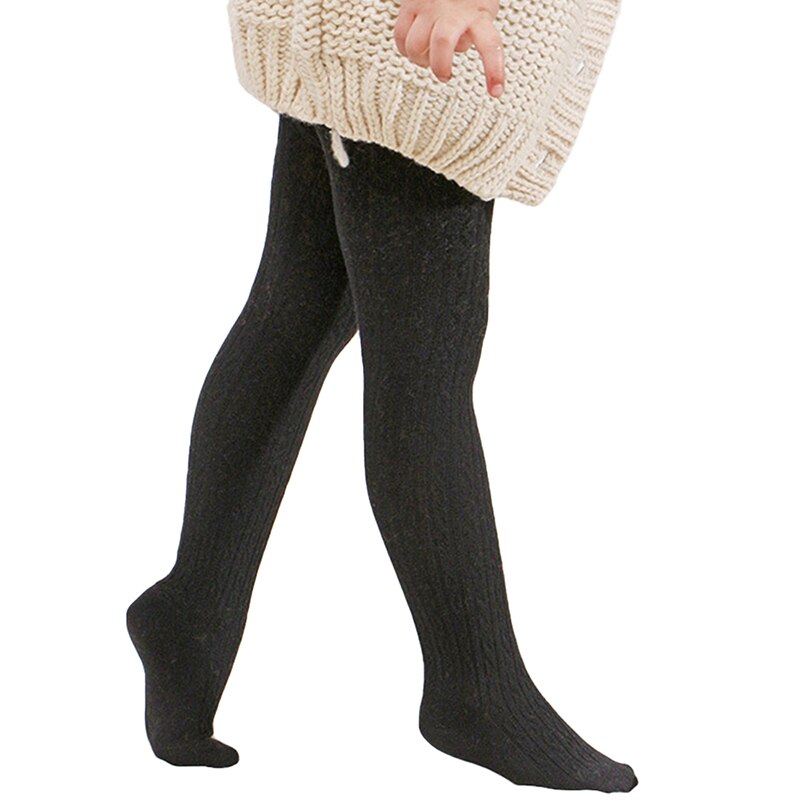 Baby Herbst Winter Strumpfhosen Heißer Baby Kleinkind Art Mädchen Rippen Strümpfe Baumwolle Warme Strumpfhosen Solide Süssigkeit Farbe Engen 0-6Jahre
