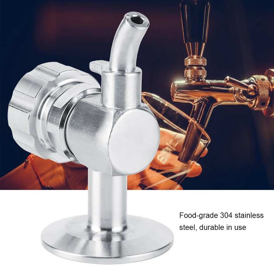304 Stainless Steel Beer Brewing Sampling Valve Fermentation Cylinder Faucet Accessory Home Brew Wine Accessories