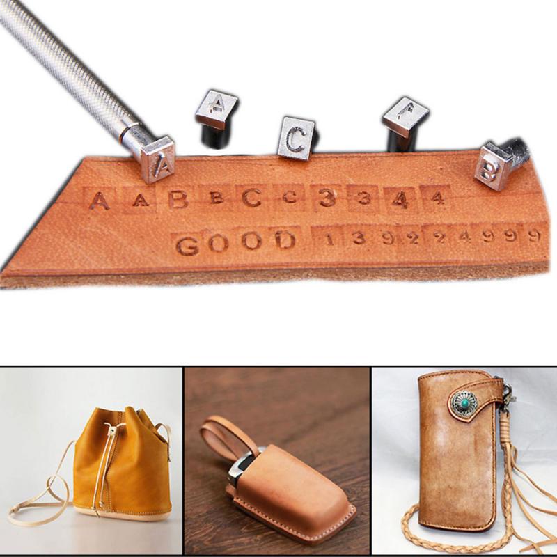 Leather Alphabet Number Tool DIY Leather Punch Stamp Leather Carving Craft Staming Leathercraft Arts,Crafts & Sewing