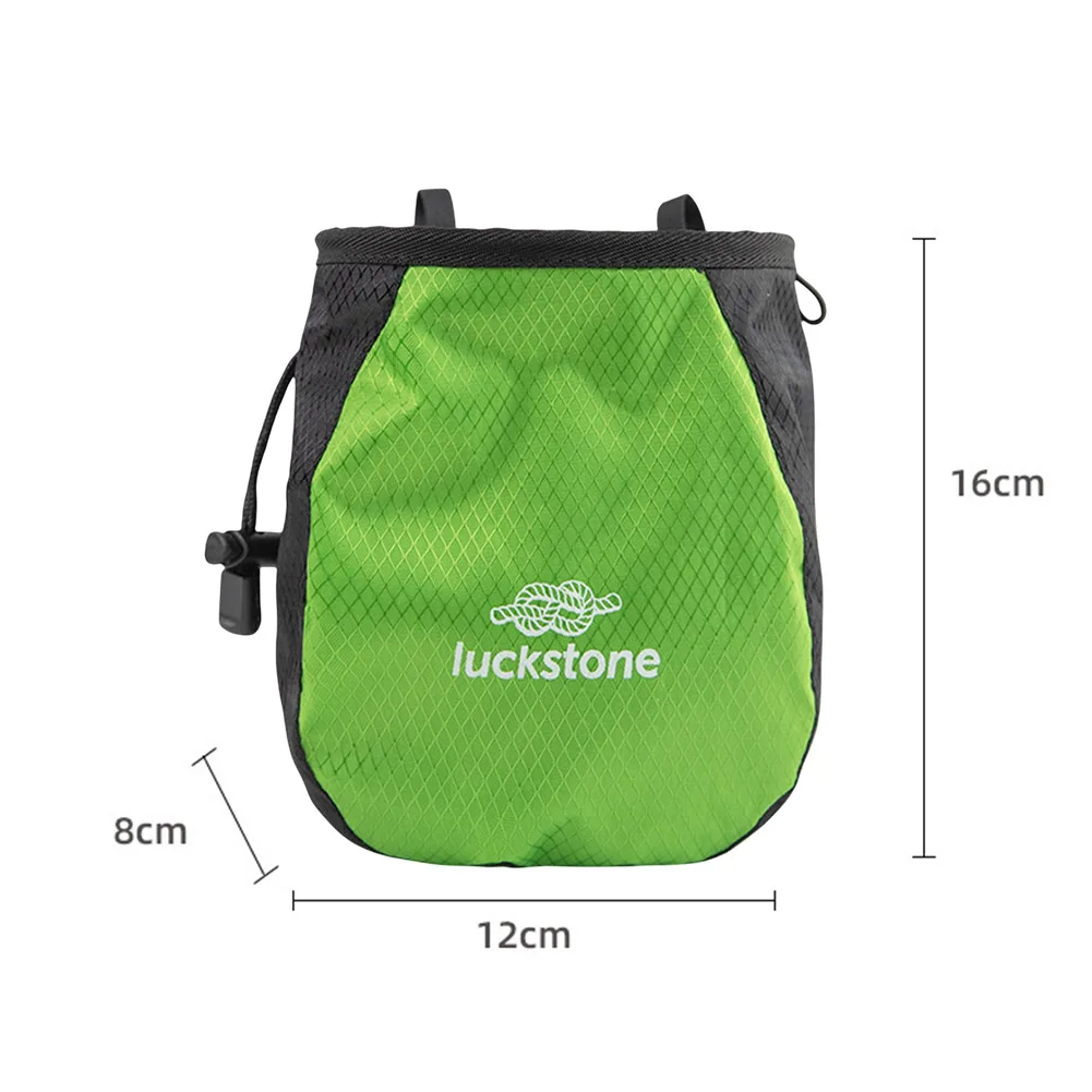 Felsblock ing Kreide beutel Eimer mit 2 großen Aufbewahrung taschen mit Reiß verschluss Kletter kreide tasche mit Kreide pinsel Prämie Fitnessstudio Kreide tasche: Licht Gelb