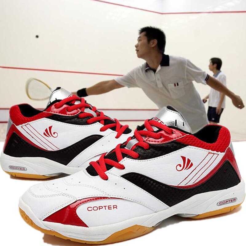 Squash skor badmintonskor plus size utomhus antisladd andas herr kvinnor baseball skor