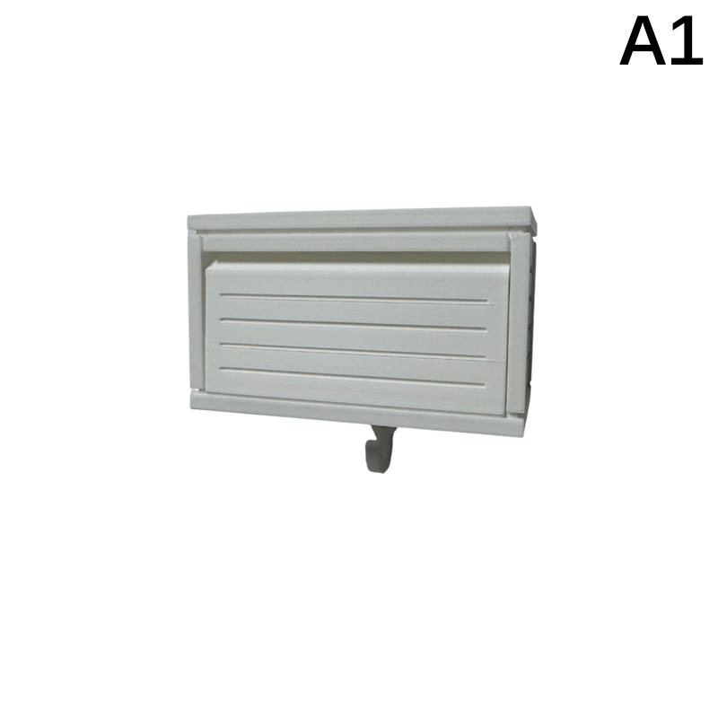 Porta-chaves de garagem para carro com porta de abertura, porta-chaves para pendurar na parede, organizador de chaves impresso em 3D, autoadesivo (modelos de carro não incluídos): Vermelho