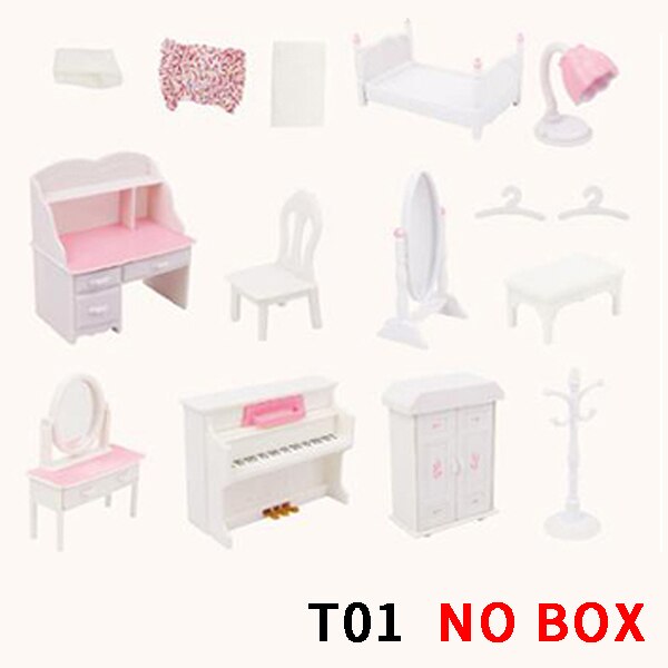 1:12 Dollhouse Miniature Furniture Toys Set DIY Forest Family Kids Girls Pretend Play Furniture Toys for Christmas Birthday: T01