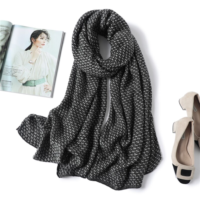 Weiche Kaschmir betroffen Schal für Frauen Warme Winter Schals Hijab Solide Pashmina Dame Schal wickeln Doppel Seite unisex Schals neue