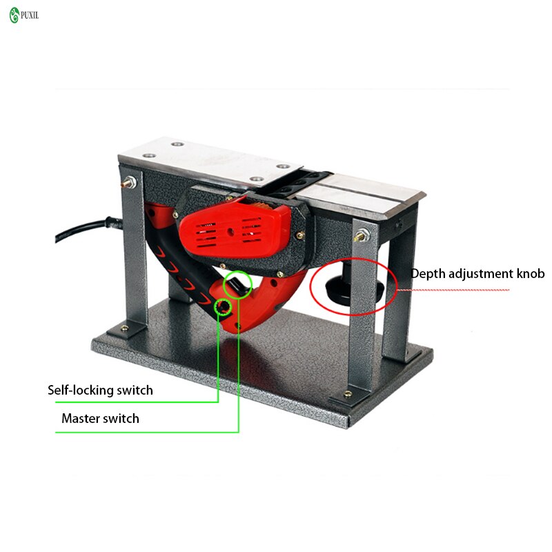 Electric Planer Household Small Multifunction Portable Desktop Carpenter Woodworking Tool Electric Plane Pressing Machine