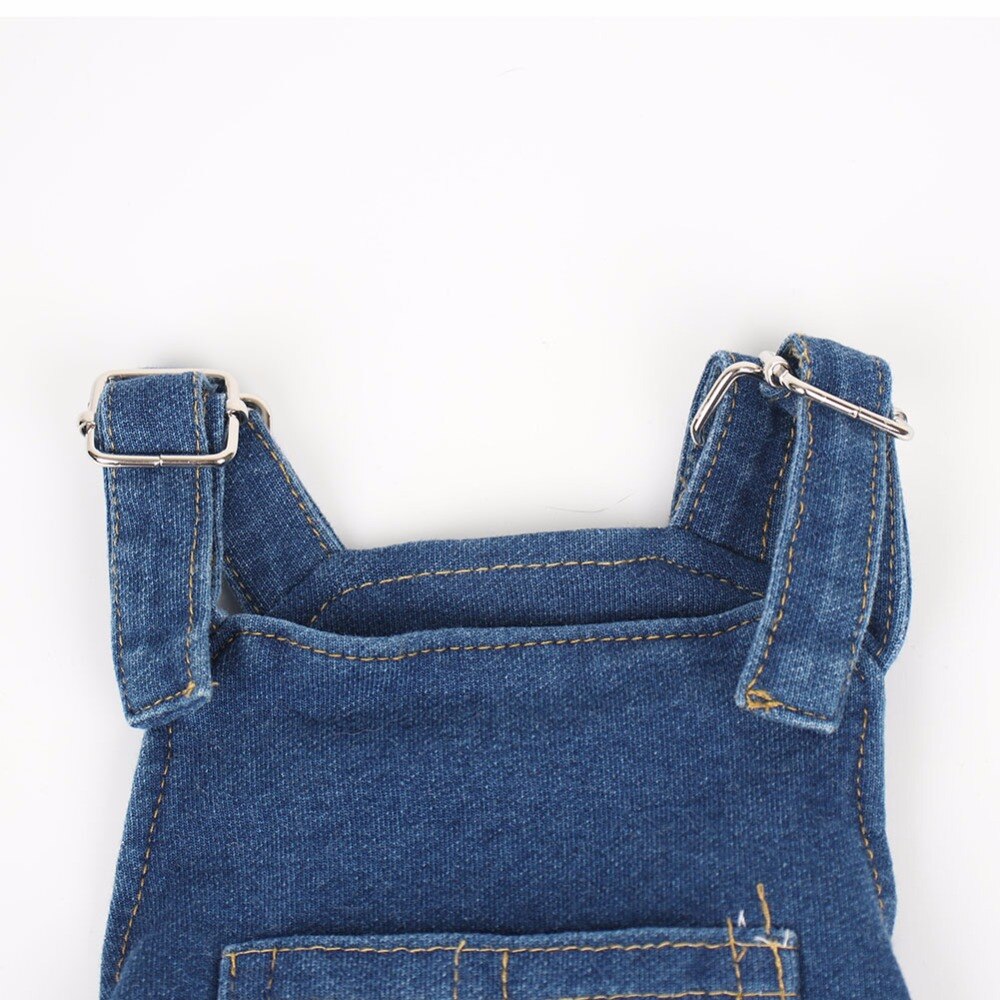 Small Dogs Jumpsuit Overalls Jeans Cats Clothes For Pets Costume Costumes Yorkshire dog onesie yorkshire terrier pyjama chien
