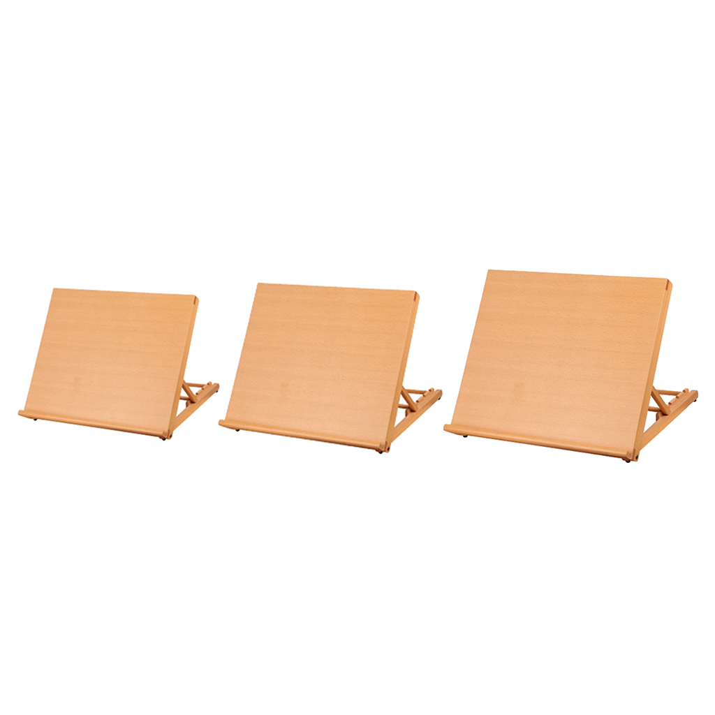 Caballete de madera ajustable para dibujo artístico, tablero portátil para lienzo, pintura, dibujo, soporte para libros