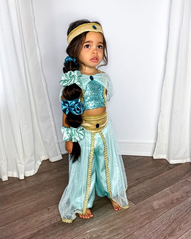 Costume de Style des régions occidentales pour fille, hauts courts sans manches et pantalons longs avec Tulle couvert à l'extérieur: 9M