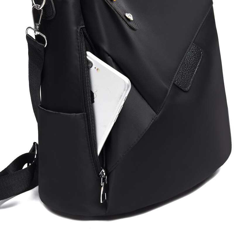 Zaino Oxford classico da donna per ragazze borsa a tracolla impermeabile stile Preppy borsa da scuola Casual da donna di grande capacità