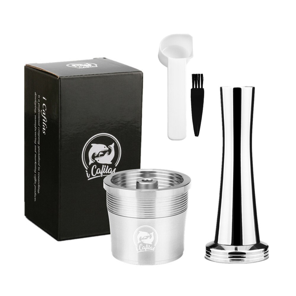 capsula di caffè riutilizzabili in metallo RECAFIMIL con filtro ricaricabile in acciaio inossidabile compatibili con la macchina per caffè Illy: 1C1T