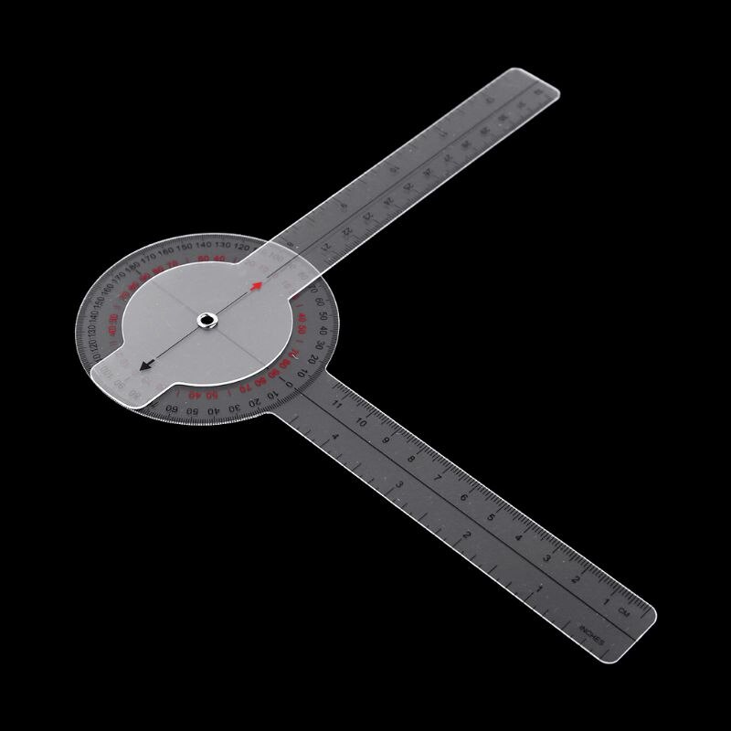 Goniometer fælles lineal kalibreret ortopædi vinkelregel 13 tommer 33cm