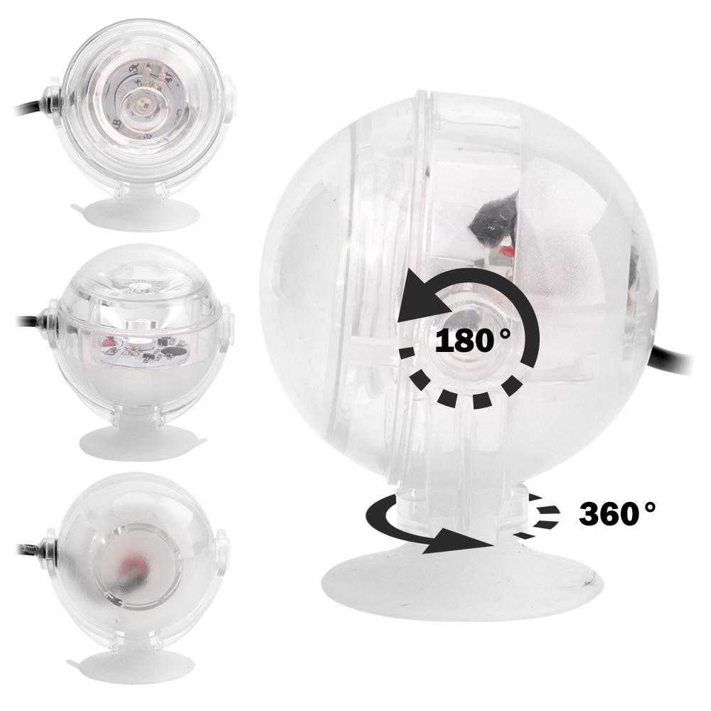 DC 5V Tauch Aquarium Licht USB RGB Mehrfarbige LED IP65 Wasserdichte Unterwasser Aquarium Licht Lampe Riff Licht Scheinwerfer 1W