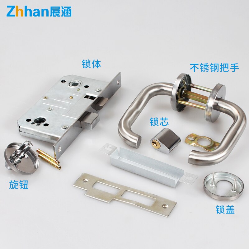 Copper Core Door Locks Security Locking Indoor Aluminum Home Security Gate Door Lock for Fire Gate