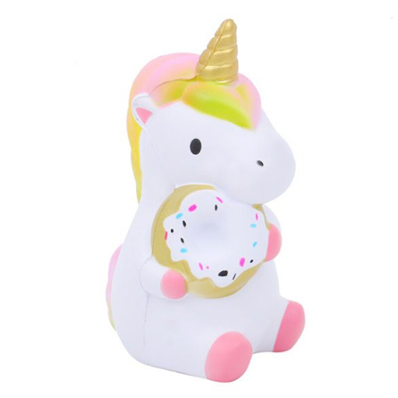 Bunte Einhorn Squishy Simulation Puppe Langsam steigend Weichen quetschen Spielzeug betonen Linderung Spielzeug