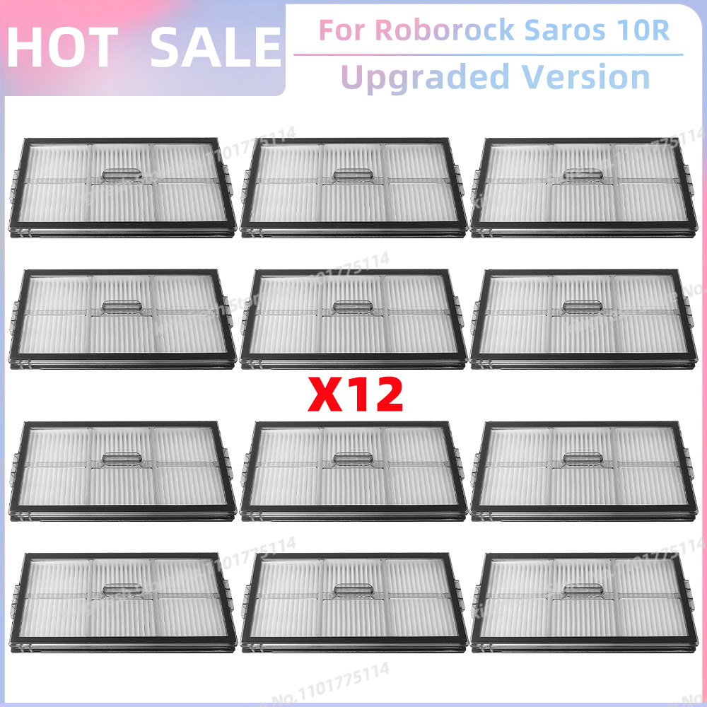 Fit For ( Roborock Saros 10R / Roborock S9 MaxV Slim / G20S Ultra) Vacuum Parts Main Roller Side Brush Filter Mop Cloth Dust Bag: Brown