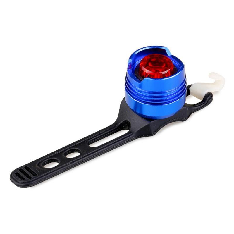 Led Waterdichte Fiets Fiets Voor Achter Staart Helm Rood Flash Lichten Veiligheidswaarschuwing Lamp Fietsen Veiligheidswaarschuwing Licht: blue