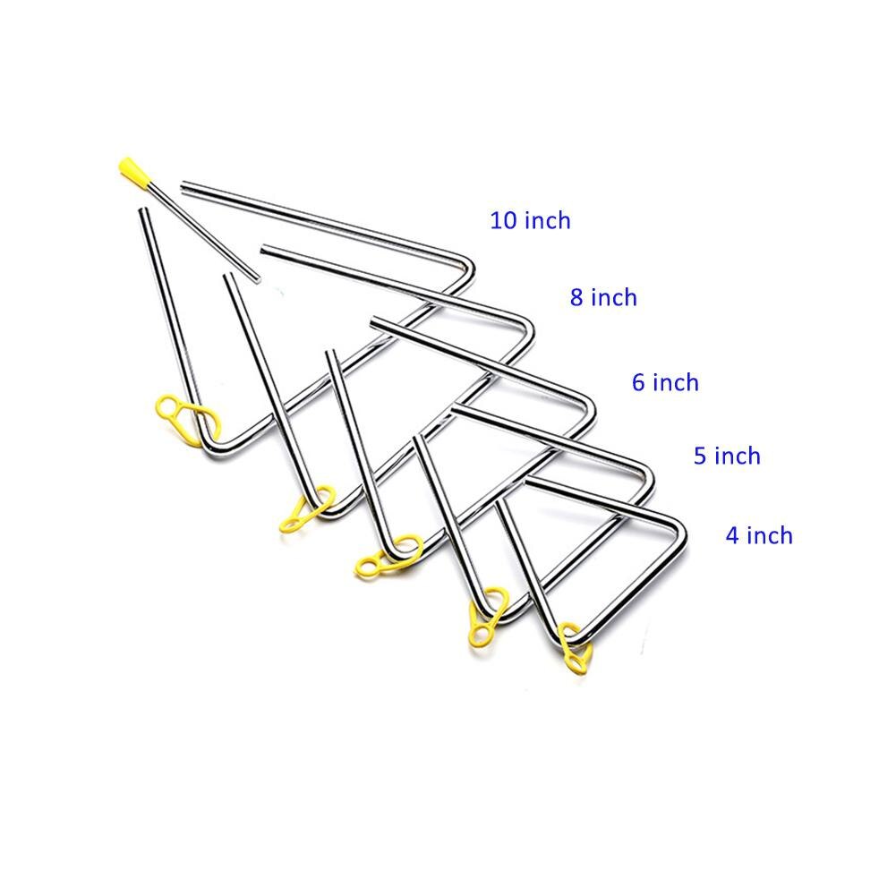 5 Inch Percussie Instrument Driehoek Bell Kinderen Muziek Vroege Onderwijs Speelgoed Orff Instrument Driehoek Ijzer