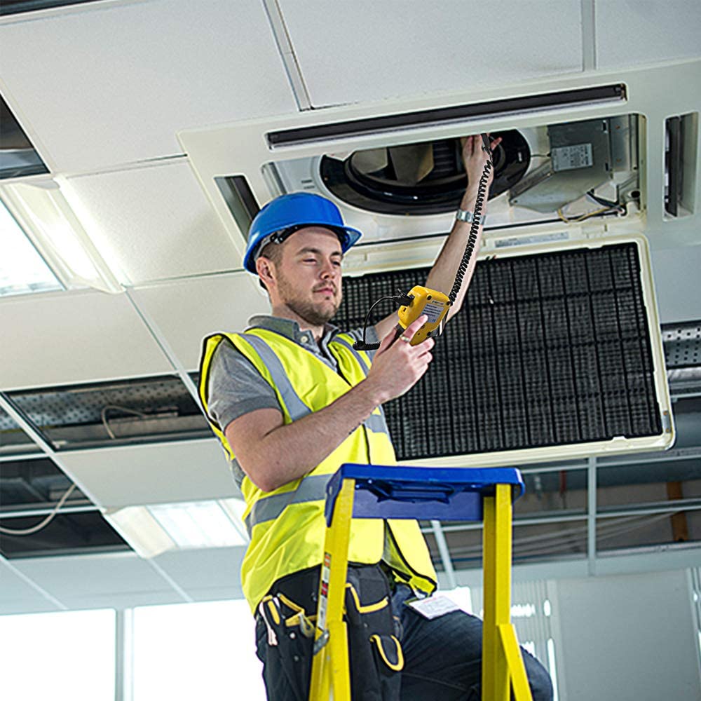 BT-856A Pro CFM Digital Anemometer Measures Wind Speed, Wind Flow, Wind Temp for HVAC Air Flow Velocity Meter with USB