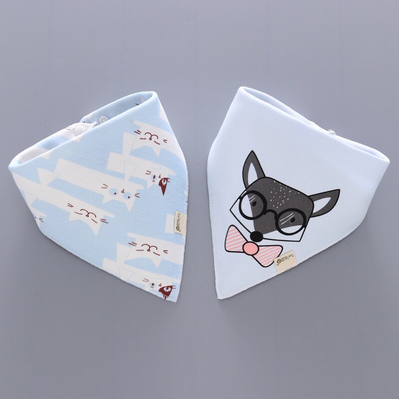 2 teile/los Baby lätzchen baumwolle weiche bandana schal rülpsen tuch für neugeborene Baby mädchen jungen Flamingo dreieck Lätzchen: 7