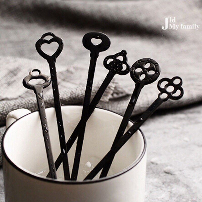 Leuke Rvs Lange Steel Latte Lepels voor Glas Roomijsijscoupe Koffie Theelepel Servies