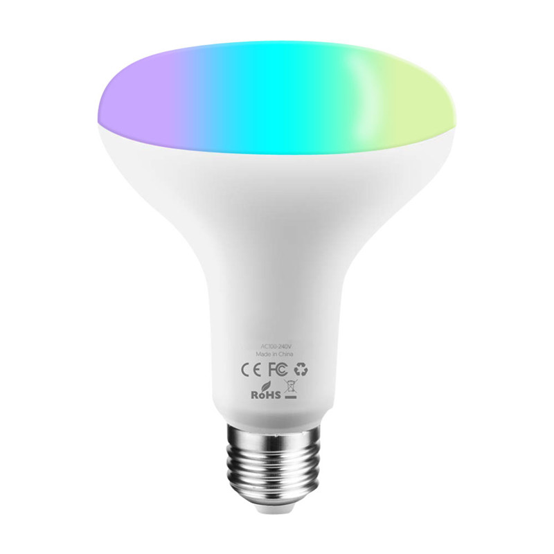 Dimbare Wifi Slimme Lamp Led Rgb Lamp App Assistent Voice Control Wake Up Smart Lamp Nachtlampje Timing Schakelaar: E27 Lamp Head