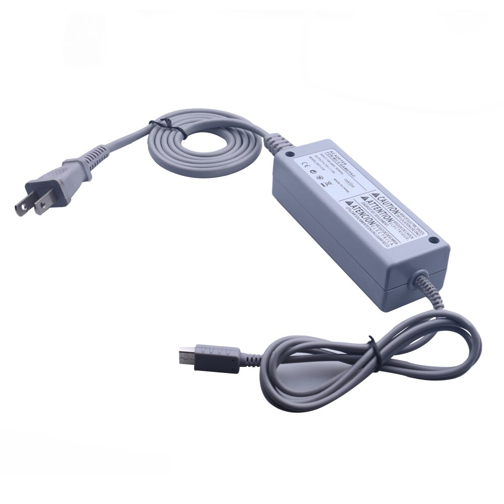 Adaptador de cargador de CA para Nintendo Wii U, controlador de mando, Joystick, fuente de alimentación de pared para el hogar para WiiU Pad, enchufe de EE. UU./UE,