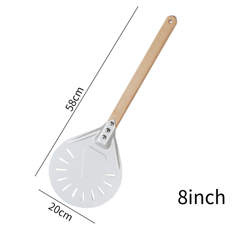 7 8 9 10 Inch Long Pizza Peel AdjustableTurning Shovel Spatula Baking Tool Kitchen Utensils Nonstick Big Pizza Turner for Oven: Orange