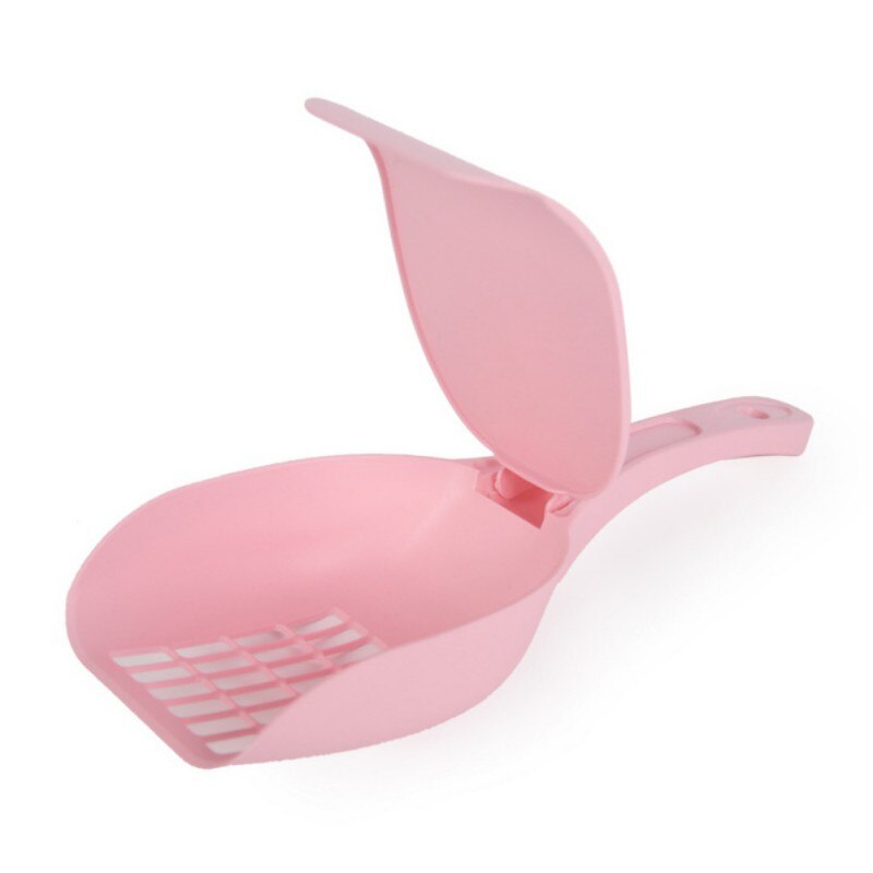 Kæledyr kæbe scooper kattekuld skovl metal kuld scoop bærbar hule katte scoop sifter katte skovl holder rent værktøj kæledyr værktøj