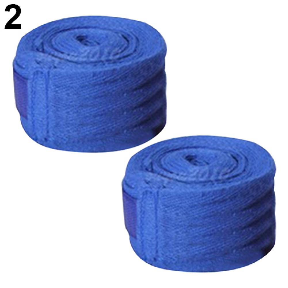 1 Pair 2.5m Boxing Handwraps Bandage Punching Hand Wrap Exercise Training Gloves Taekwondo Arts Training Wrist Protector: Blue
