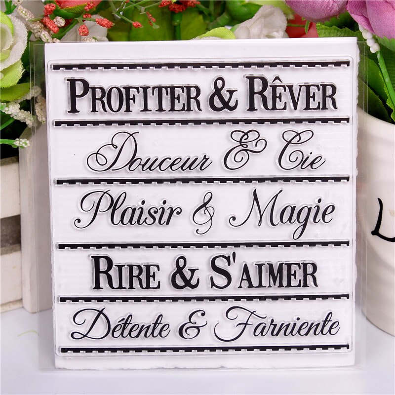 Petite feuille de timbre en caoutchouc Silicone Transparent, porte-timbres en caoutchouc, bricolage mignon motif, cartes de papier pour Album Photo, Scrapbooking: 34