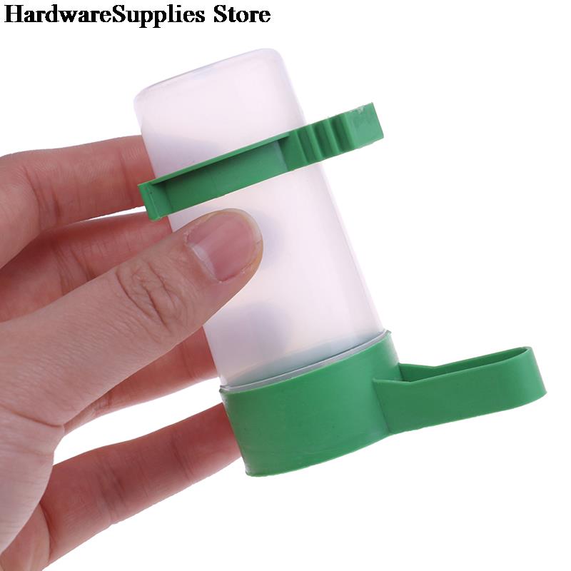 Automatic Bird Feeder Pet Cage Aviary Bird Parrot Budgie Water Bottle Drinker Food Container Waterer Clip Hanging Food Dispenser