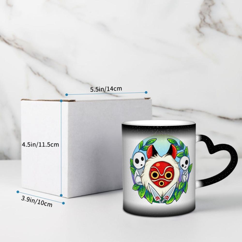 Forest Spirits Mononoke coffee K mugs glass cups tazas set disposable solo holder donut home garden couple shiba inu