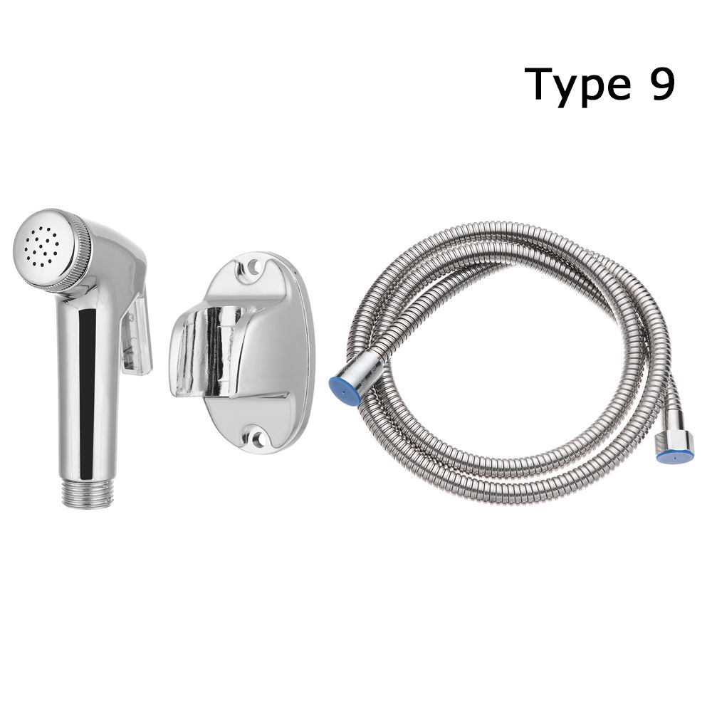 Roestvrij Staal Badkamer Zelfreinigende Handspuit Bidet Douche Bidet Sproeier Hand Bidet Kraan Douchekop: 9
