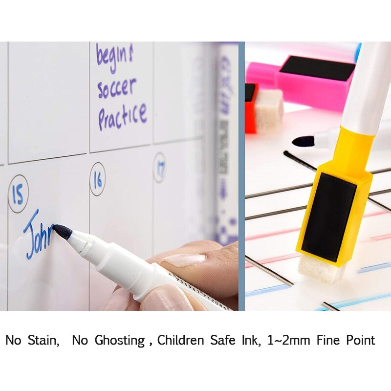 A3Size Magnetische Zachte Whiteboard Dry Erase Board Kalender Magneet White Board Pen Bericht Memo Tekening Schrijven Muursticker