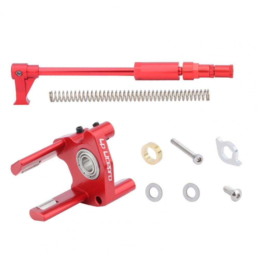 1 Set Ultralight Bike Shifter Lengthened Gear Shifter Aluminum Alloy Bike Derailleur High Hardness Gear Shifter for Brompton: Red