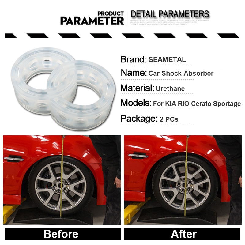 2pcs Car Buffers Shock Absorber Spring Bumper Auto Covers Rubber Protect In The Spring Buffer Car Automobile Suspension Buffers