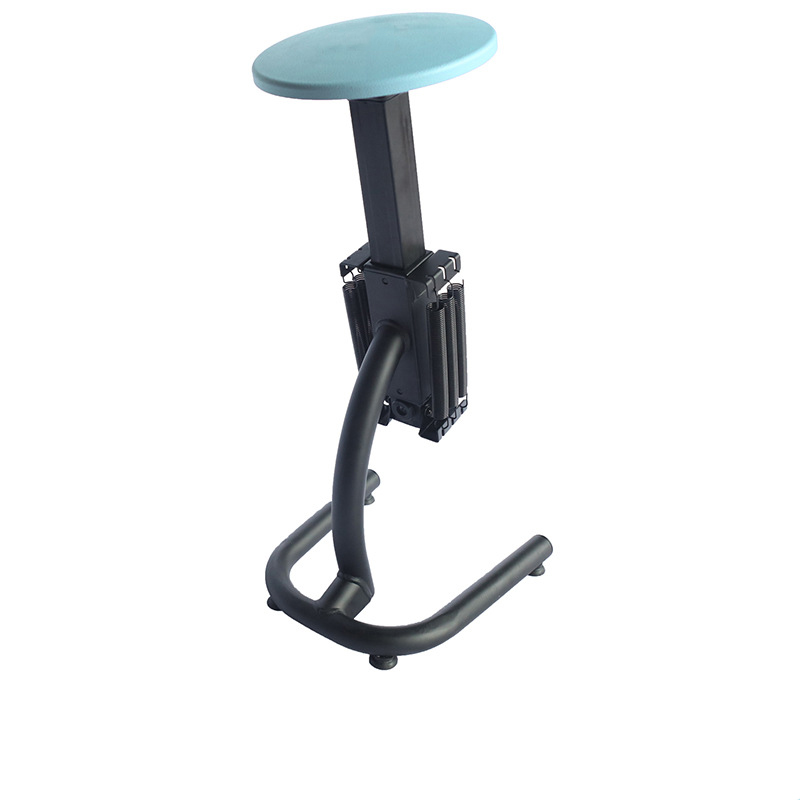 GFV-2 Home Squat Slim Leg Rack Adjustable Height Squat Hip Exercise Machine Squat Training Frame Device Indoor Fitness Equipment: Blue