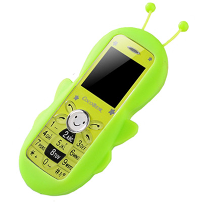 Mini Cute Cartoon Bar Phone Dual Sim Card Mobile Phone Bluetooth Student Child Cellphone With Camera: add 8GB TF card / green