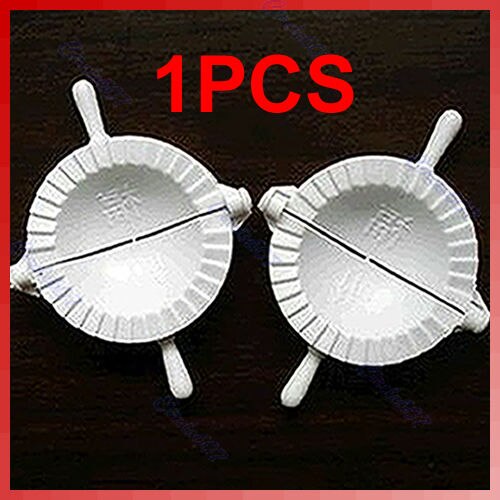 Plastic White Chinese Meat Ravioli Dumpling Pie Pastry Mould Maker AXYC