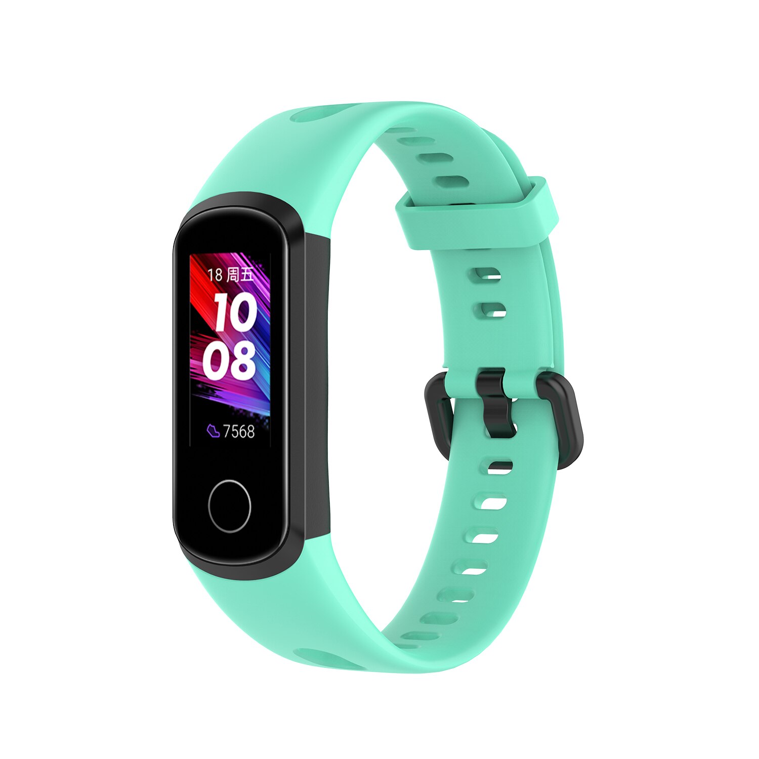 Miękki Sport silikonowy pasek na rękę wymiana Watch Band dla HUAWEI Band 4 / Honor Band 5i opaski klamra inteligentny zegarek akcesoria: E / For Huawei Honor5i