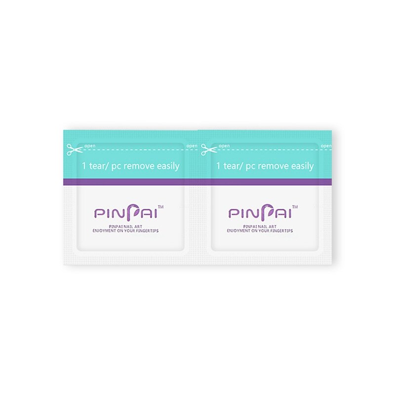 Unids/caja de toallitas con Alcohol, almohadilla para decoración de uñas, bolsita de hisopo, herramienta antibacteriana, limpiador, 100