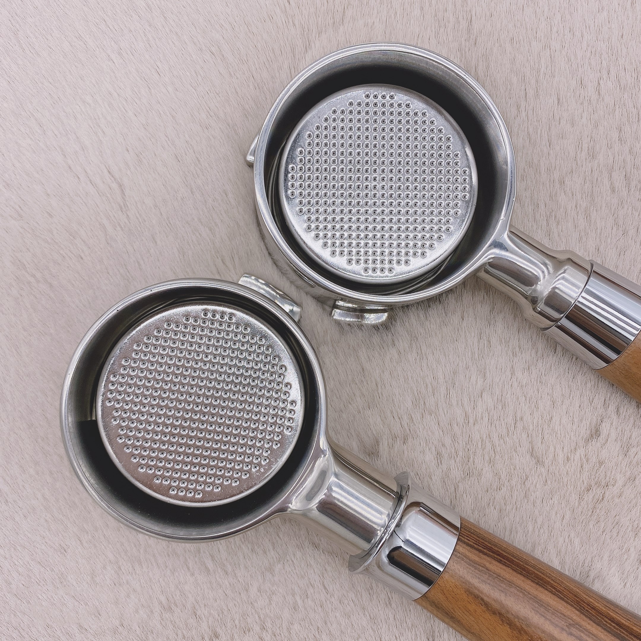 Bottenlöst portafilter 51mm delonghi dedica  ec680 ec685 eco 310 ecp 35.31 filterhållare barista بورتافلتر ديلونجي