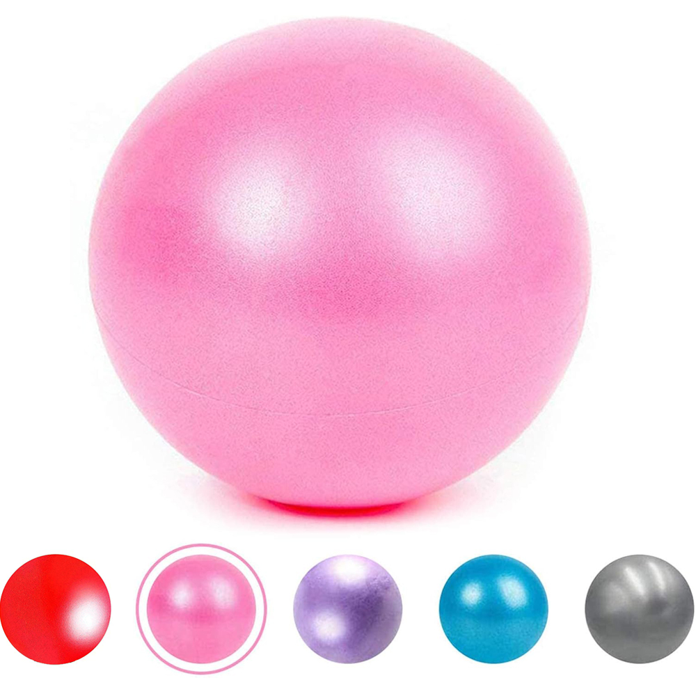 9 tums yogaboll mini-övningsboll pilatesboll sportträning gym anti-spräng- och halksäkra bollar sjukgymnastik