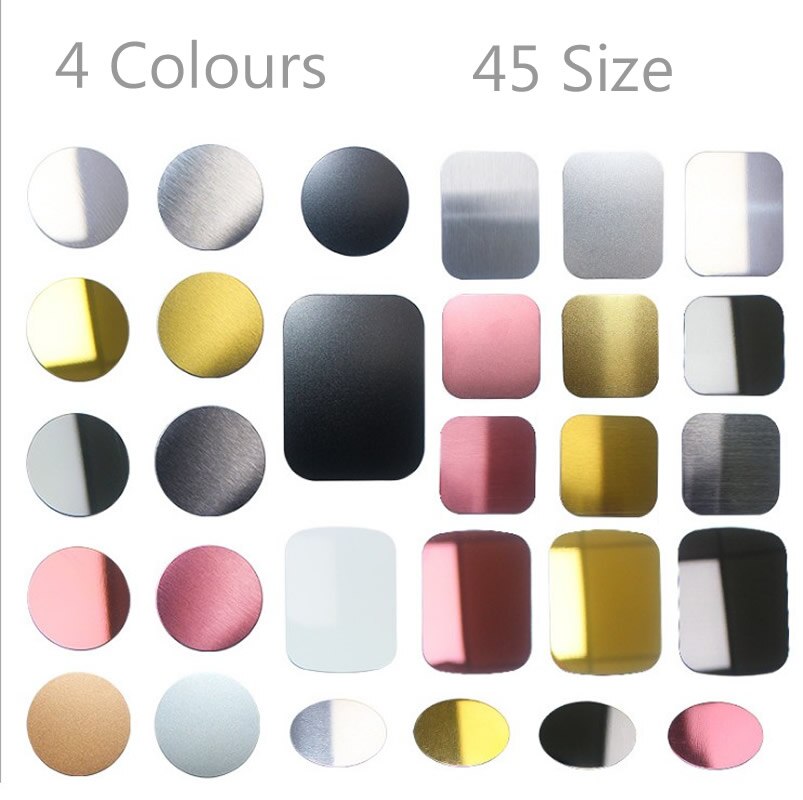 2 stuks Universele 30mm matte Geborsteld Metalen Plaat schijf ijzeren plaat voor Magneet Mobiele Telefoon Houder Voor Magnetische Auto telefoon standhouder
