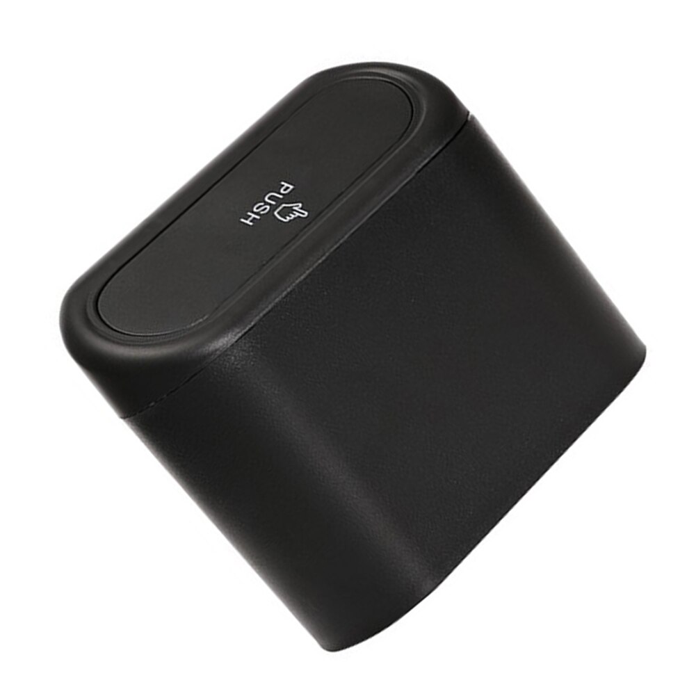 Cubo de basura Universal para coche, contenedor de basura con tapa abatible, organizador Interior, almacenamiento automático, contenedor de basura, accesorios